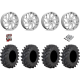 STI Outback Max 35x9-20 Tires on Fuel Runner Polished Wheels