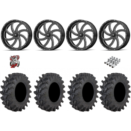 STI Outback Max 33x9-20 Tires on MSA M36 Switch Milled Wheels