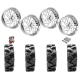 Quadboss QBT680 40x9.5-24 Tires on JTX Forged Ruckus Polished Wheels