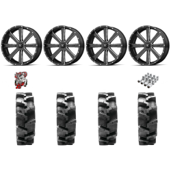 Quadboss QBT680 35x9.5-18 Tires on MSA M34 Flash Wheels