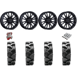 Quadboss QBT680 36x9.5-20 Tires on MSA M51 Thunderlips Matte Black Wheels