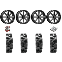 Quadboss QBT680 29x9.5-14 Tires on MSA M41 Boxer Wheels