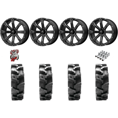 Quadboss QBT680 35x9.5-18 Tires on MSA M42 Bounty Wheels