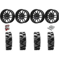 Quadboss QBT680 33x9.5-18 Tires on MSA M43 Fang Wheels