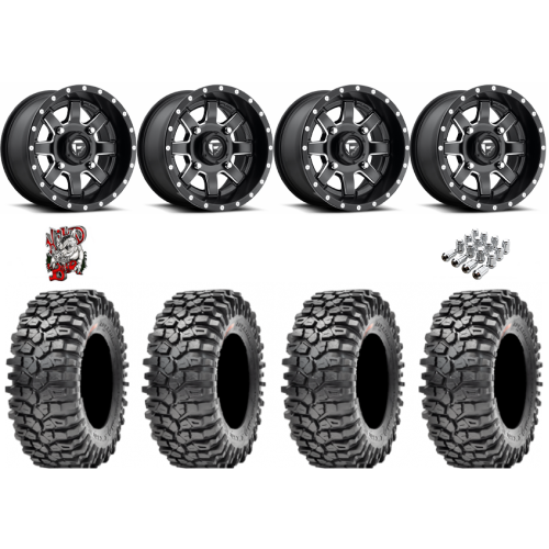 Maxxis Roxxzilla ML7 (Standard Compound) 32x10-14 Tires on Fuel Maverick Wheels