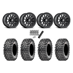 Maxxis Roxxzilla ML7 (Competition Compound) 32x10-15 Tires on Fuel Vector Matte Black Wheels