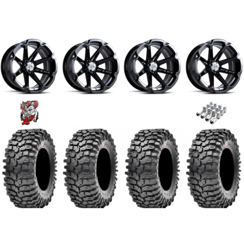 Maxxis Roxxzilla ML7 (Competition Compound) 35x10-15 Tires on MSA M12 Diesel Wheels