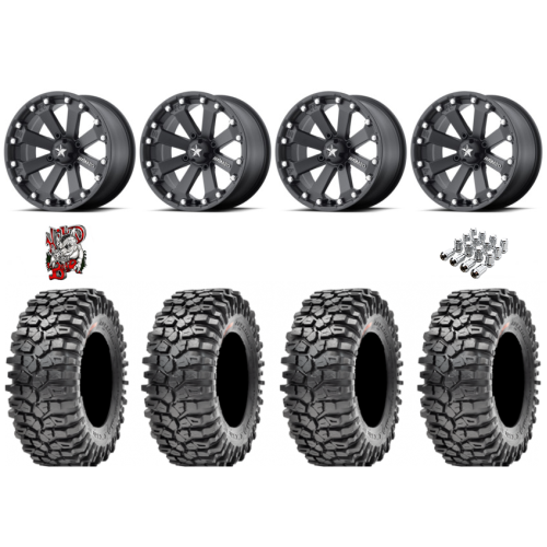 Maxxis Roxxzilla ML7 (Standard Compound) 30x10-14 Tires on MSA M20 Kore Wheels