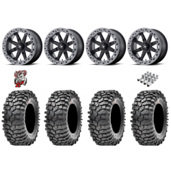 Maxxis Roxxzilla ML7 (Standard Compound) 32x10-15 Tires on MSA M31 Lok2 Satin Black Beadlock Wheels