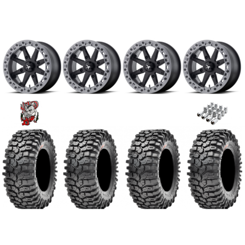 Maxxis Roxxzilla ML7 (Competition Compound) 35x10-15 Tires on MSA M31 Lok2 Beadlock Wheels