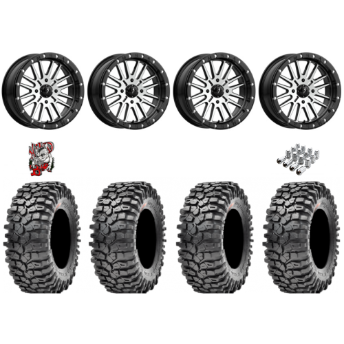 Maxxis Roxxzilla ML7 (Competition Compound) 35x10-15 Tires on MSA M37 Brute Beadlock Wheels