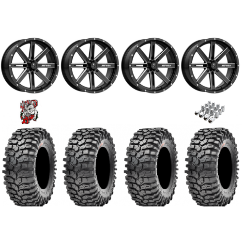 Maxxis Roxxzilla ML7 (Competition Compound) 35x10-15 Tires on MSA M41 Boxer Wheels