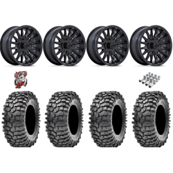 Maxxis Roxxzilla ML7 (Competition Compound) 32x10-15 Tires on MSA M49 Creed Matte Black Wheels