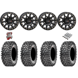 Maxxis Roxxzilla ML7 (Competition Compound) 30x10-14 Tires on SB-3 Matte Black Beadlock Wheels