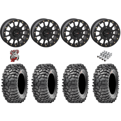 Maxxis Roxxzilla ML7 (Competition Compound) 32x10-15 Tires on SB-5 Matte Black Beadlock Wheels