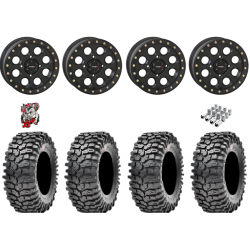 Maxxis Roxxzilla ML7 (Competition Compound) 32x10-15 Tires on SB-7 Matte Black Beadlock Wheels