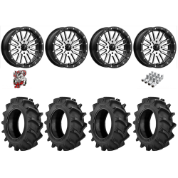 BKT TR 171 33x9.5-16 Tires on MSA M37 Brute Beadlock Wheels