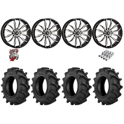 BKT TR 171 40x11.2-20 Tires on HL21 Machined Wheels