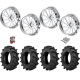 BKT TR 171 40x9.5-22 Tires on JTX Forged Cycle Polished Wheels