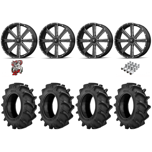 BKT TR 171 40x9.5-22 Tires on MSA M34 Flash Wheels