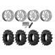 BKT TR 171 44x11.2-24 Tires on MSA M36 Switch Brushed Titanium Wheels