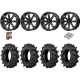 BKT TR 171 40x11.2-20 Tires on MSA M42 Bounty Matte Black Milled Wheels