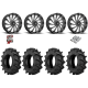 BKT TR 171 44x11.2-24 Tires on MSA M46 Blade Milled Wheels