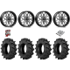 BKT TR 171 40x11.2-20 Tires on MSA M47 Sniper Gloss Black Milled Wheels