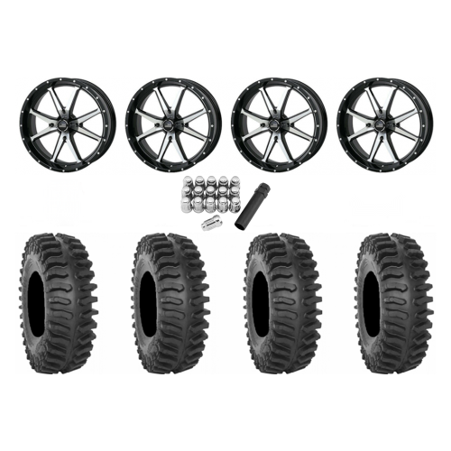 System 3 XT400 33x9.5-20 Tires on Frontline 556 Machined Wheels