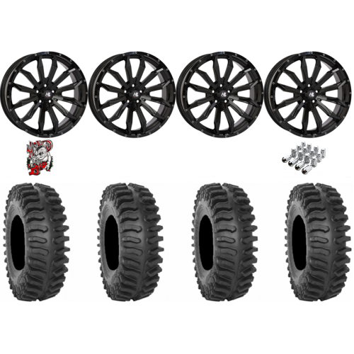 System 3 XT400 40x9.5-24 Tires on HL21 Gloss Black Wheels