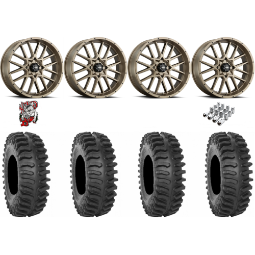 System 3 XT400 33x9.5-20 Tires on ITP Hurricane Bronze Wheels