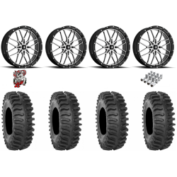 System 3 XT400 40x9.5-24 Tires on MSA M45 Portal Machined Wheels