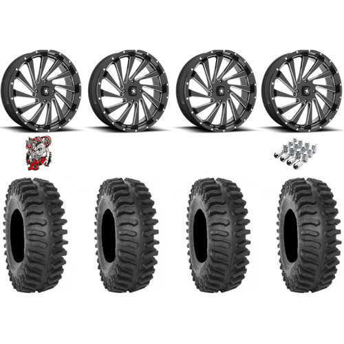 System 3 XT400 40x9.5-24 Tires on MSA M46 Blade Milled Wheels