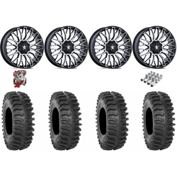 System 3 XT400 37x9.5-22 Tires on MSA M50 Clubber Machined Wheels