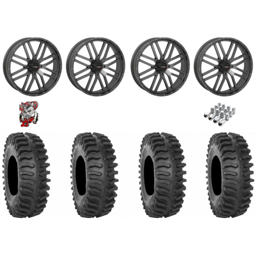 System 3 XT400 40x9.5-24 Tires on ST-3 Grey Wheels