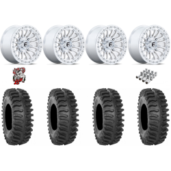 System 3 XT400 32x10-15 Tires on Fuel Rincon Machined Beadlock Wheels