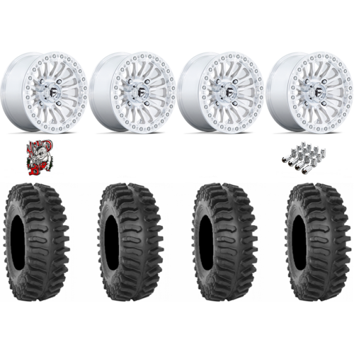 System 3 XT400 30x10-15 Tires on Fuel Rincon Machined Beadlock Wheels