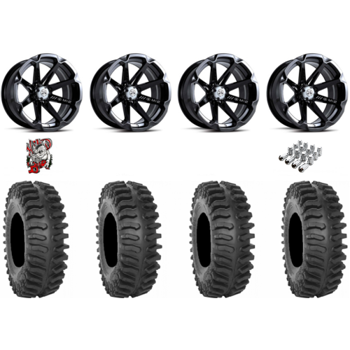 System 3 XT400 27x10-14 Tires on MSA M12 Diesel Wheels