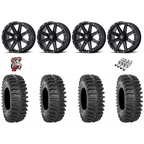 System 3 XT400 30x10-14 Tires on MSA M33 Clutch Wheels