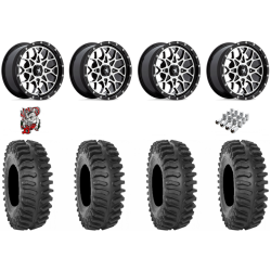 System 3 XT400 33x10-15 Tires on MSA M45 Portal Machined Wheels