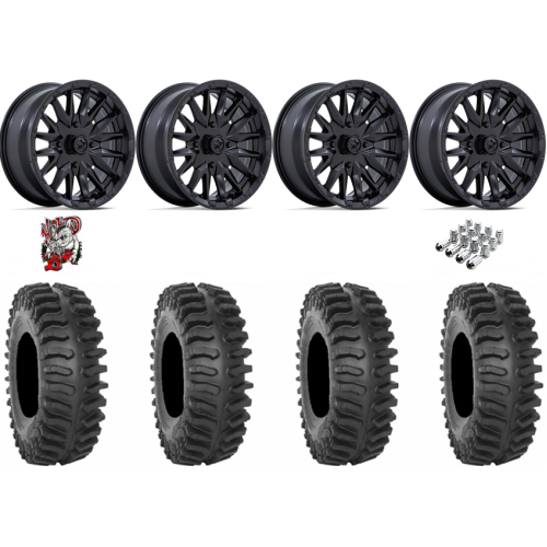 System 3 XT400 33x10-15 Tires on MSA M49 Creed Matte Black Wheels