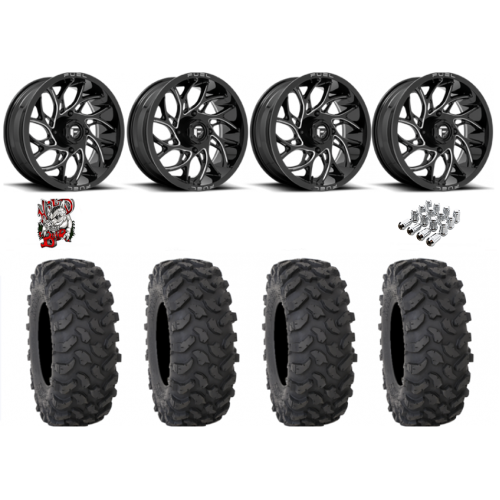 System 3 XTR370 35x10-18 Tires on Fuel Runner Wheels