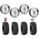 System 3 XTR370 40x10-24 Tires on KG1 Forged KU016 Rays Polished Wheels