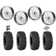 System 3 XTR370 40x10-24 Tires on KG1 Forged KU038 Javelin Polished Wheels