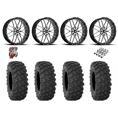 System 3 XTR370 37x10-18 Tires on MSA M45 Portal Machined Wheels