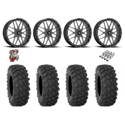 System 3 XTR370 37x10-22 Tires on MSA M45 Portal Milled Wheels