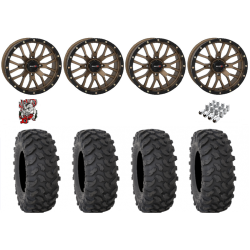 System 3 XTR370 37x10-18 Tires on ST-3 Bronze Wheels