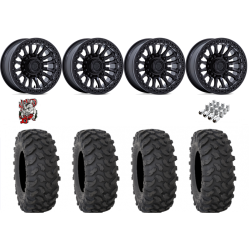 System 3 XTR370 37x10-15 Tires on Fuel Rincon Blackout Beadlock Wheels