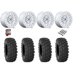 System 3 XTR370 37x10-15 Tires on Fuel Rincon Machined Beadlock Wheels