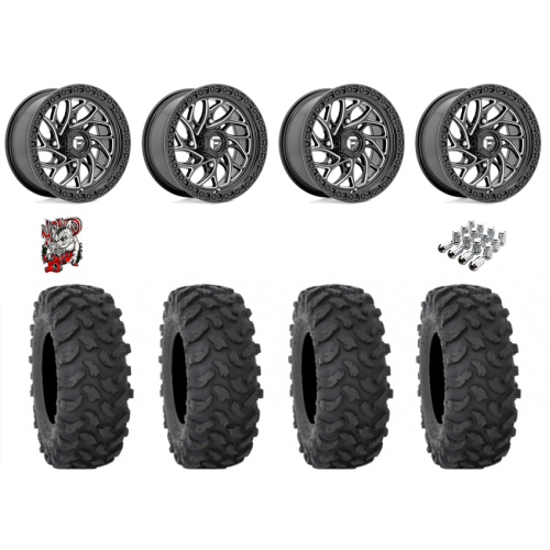 System 3 XTR370 32x10-15 Tires on Fuel Runner Milled Wheels